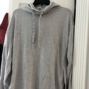 Hoodie, soft, side splits